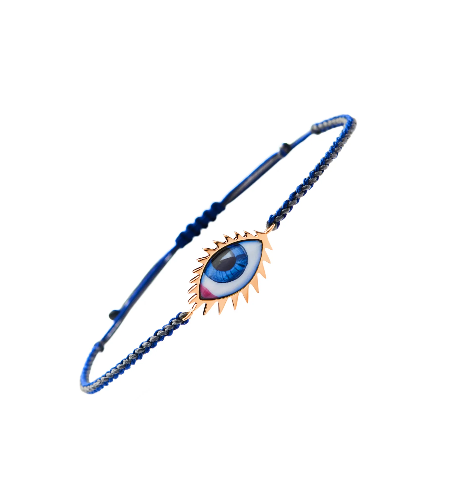 Apollo 13 Petit Bleu macrame bracelet