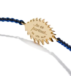 Apollo 13 Petit Bleu macrame bracelet Pour Homme