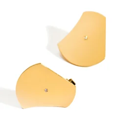 Bell shaped diamond earrings