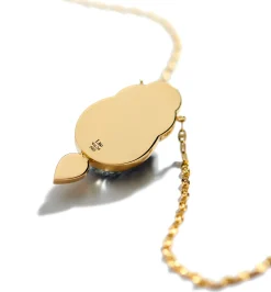 Big Giada necklace with brown diamond