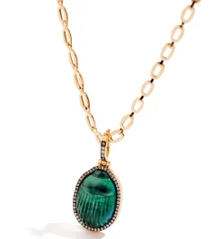 Big Gola diamond men's pendant