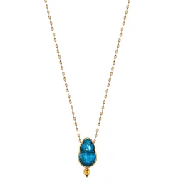 Big Sienna necklace with brown diamond