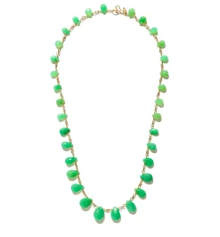 Chrysoprase necklace