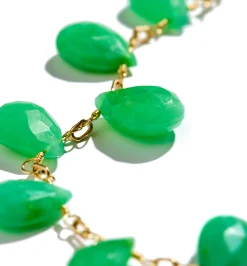 Chrysoprase necklace