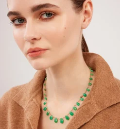 Chrysoprase necklace