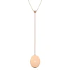 Ellipse diamond necklace