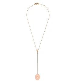Ellipse diamond necklace