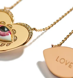 Escapulario coeur diamond necklace lito♡racil