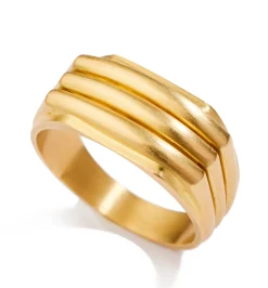 Flowin' men's ring