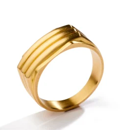 Flowin' men's ring
