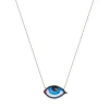 Grand Bleu diamond and ruby necklace Pour Homme