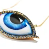 Grand Bleu diamond and sapphire necklace Pour Homme