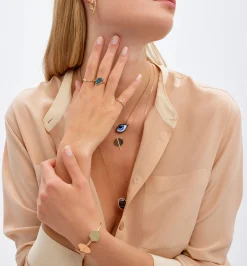 Grand bleu diamond necklace