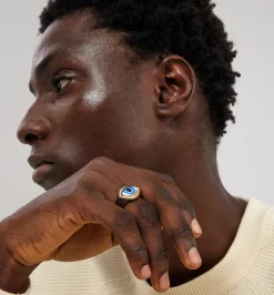 Grand Bleu ring Pour Homme