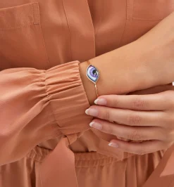 Grand Mauve diamond bangle