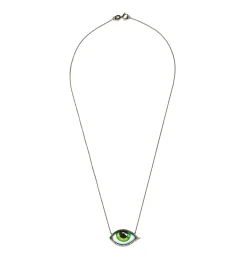 Grand Vert diamond and tsavorite necklace