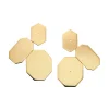 Hexagon and Octagon earrings