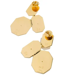 Hexagon and Octagon earrings