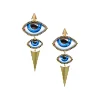 Isida Grand et Petit Bleu diamond earrings