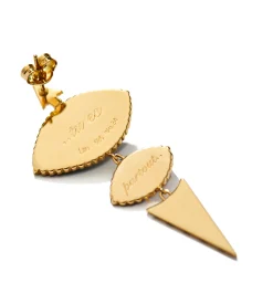 Isida Grand et Petit Bleu diamond earrings