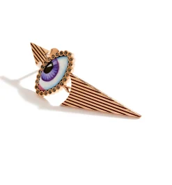 Isida Petit Mauve pair of diamond earrings