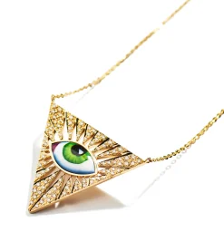 Isida Petit Vert diamond necklace