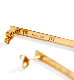 Linear Square earrings