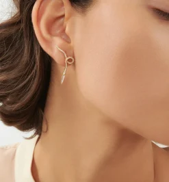 Medusa diamond earrings