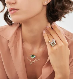 Middle cardio left earring