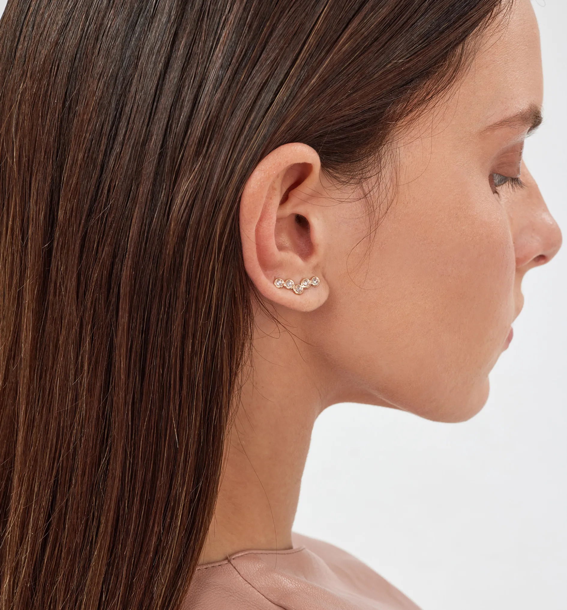 Mini cardio right earring