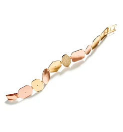 Multi shaped diamond bracelet