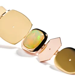 Multi shaped opal bracelet