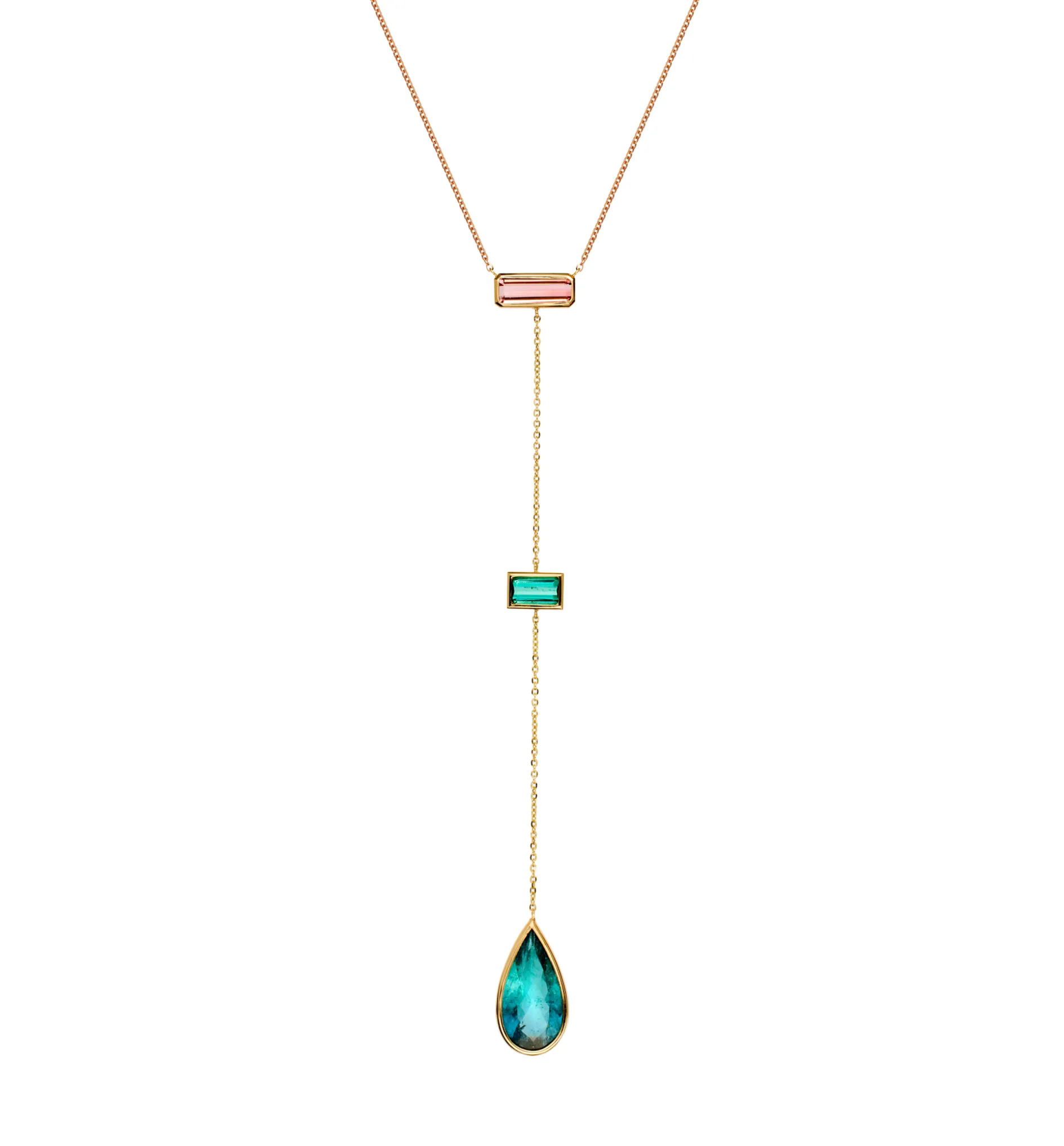 Necklace with Semi Precious Stones