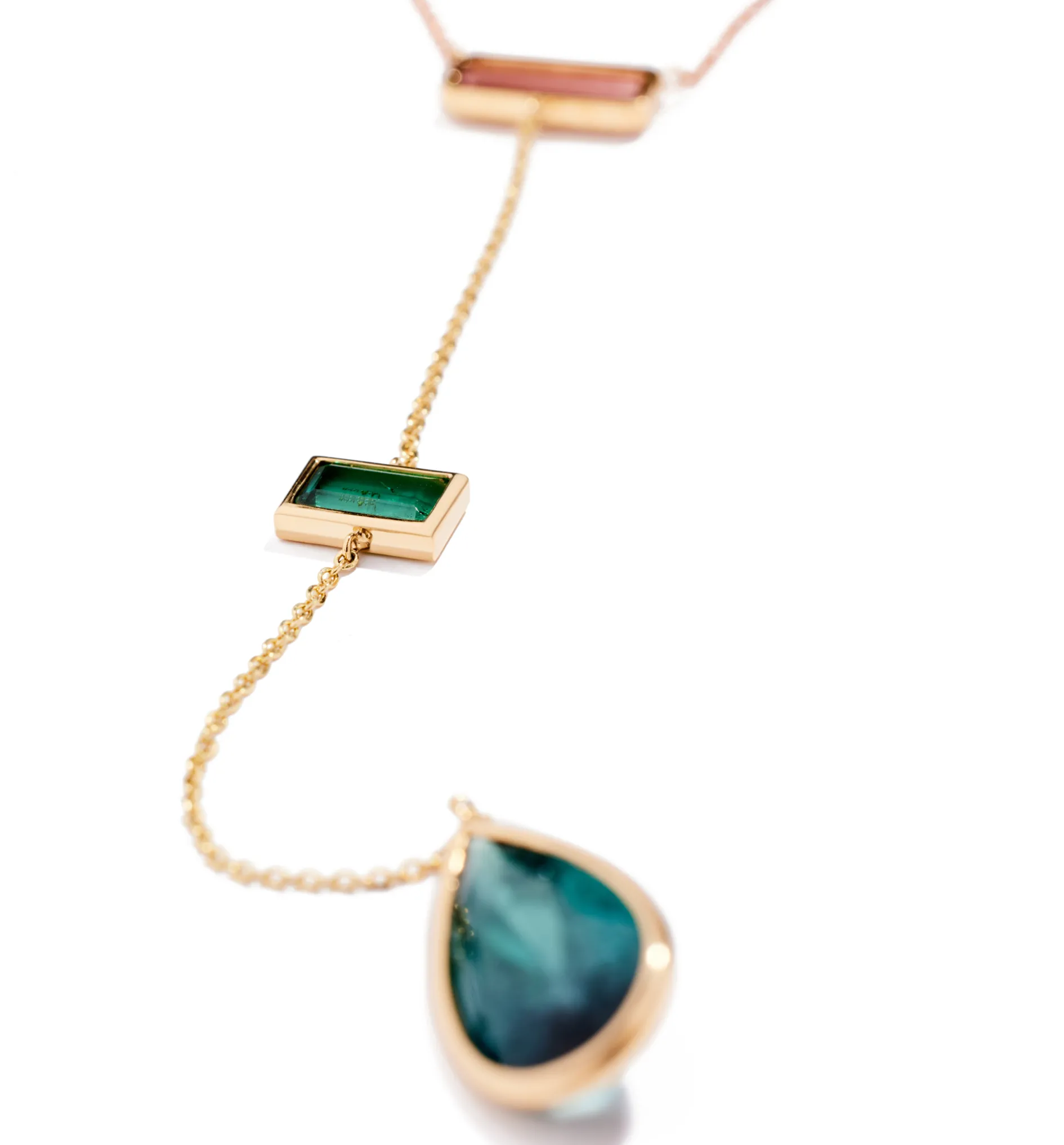 Necklace with Semi Precious Stones