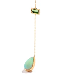Necklace with semi precious stones