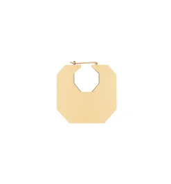 Octagon earring