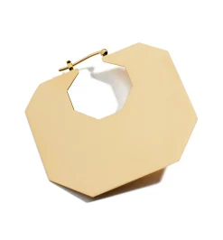 Octagon earring