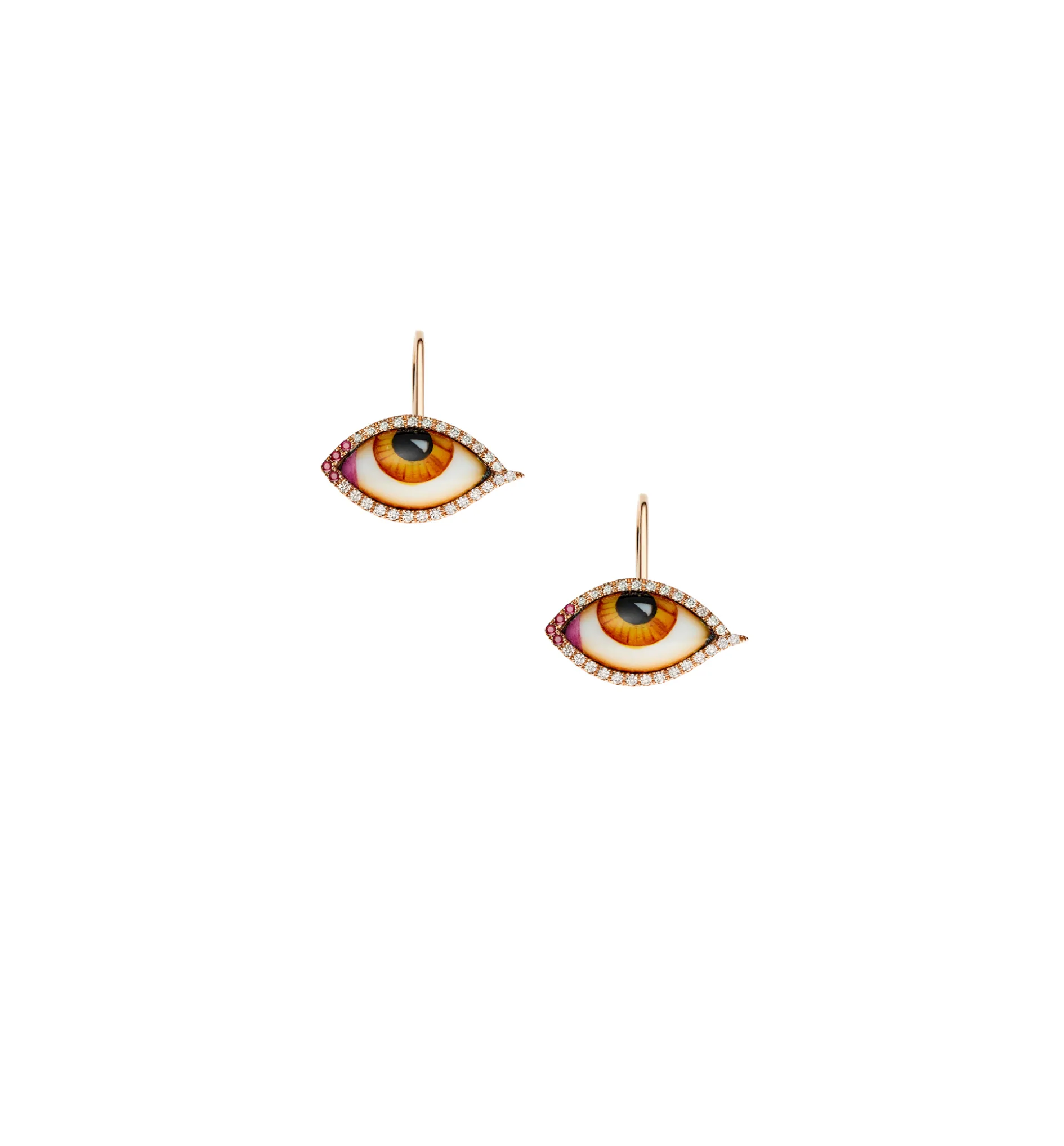 Petit Ambre pair of diamond earrings