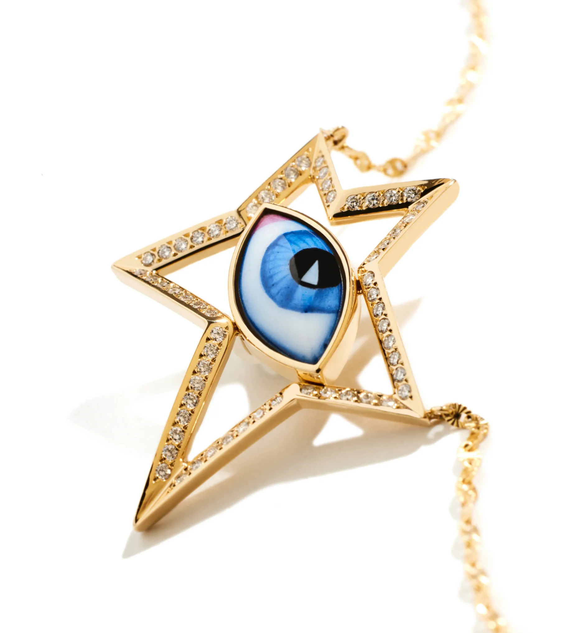 Petit Bleu #BeAStar diamond necklace