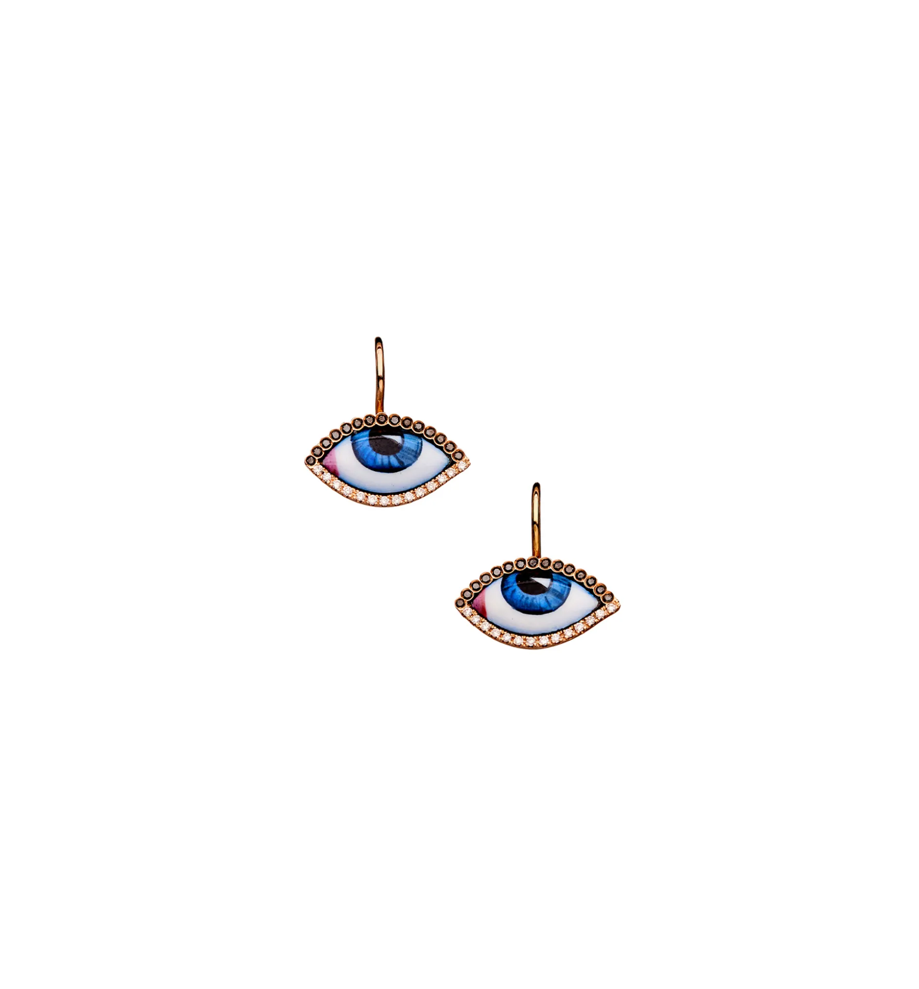 Petit Bleu diamond earrings