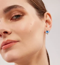 Petit Bleu diamond earring