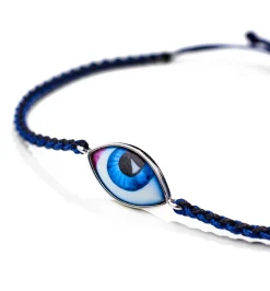 Petit Bleu macrame bracelet Pour Homme