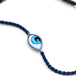 Petit Bleu macrame bracelet Pour Homme