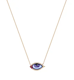 Petit Mauve diamond and ruby necklace