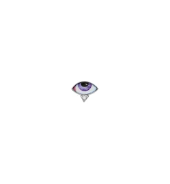 Petit Mauve diamond earring