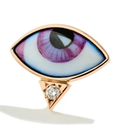 Petit Mauve diamond earring