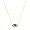 Petit Vert diamond and tsavorite necklace