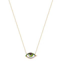 Petit Vert diamond and tsavorite necklace Pour Homme