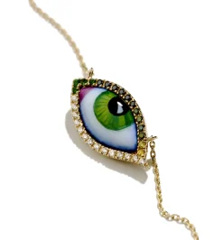 Petit Vert diamond and tsavorite necklace