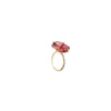 Pink octagon cut tourmaline